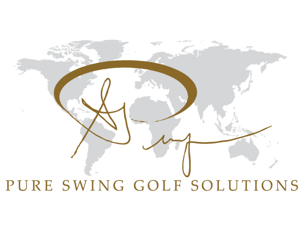 pure swing golf solutions logo